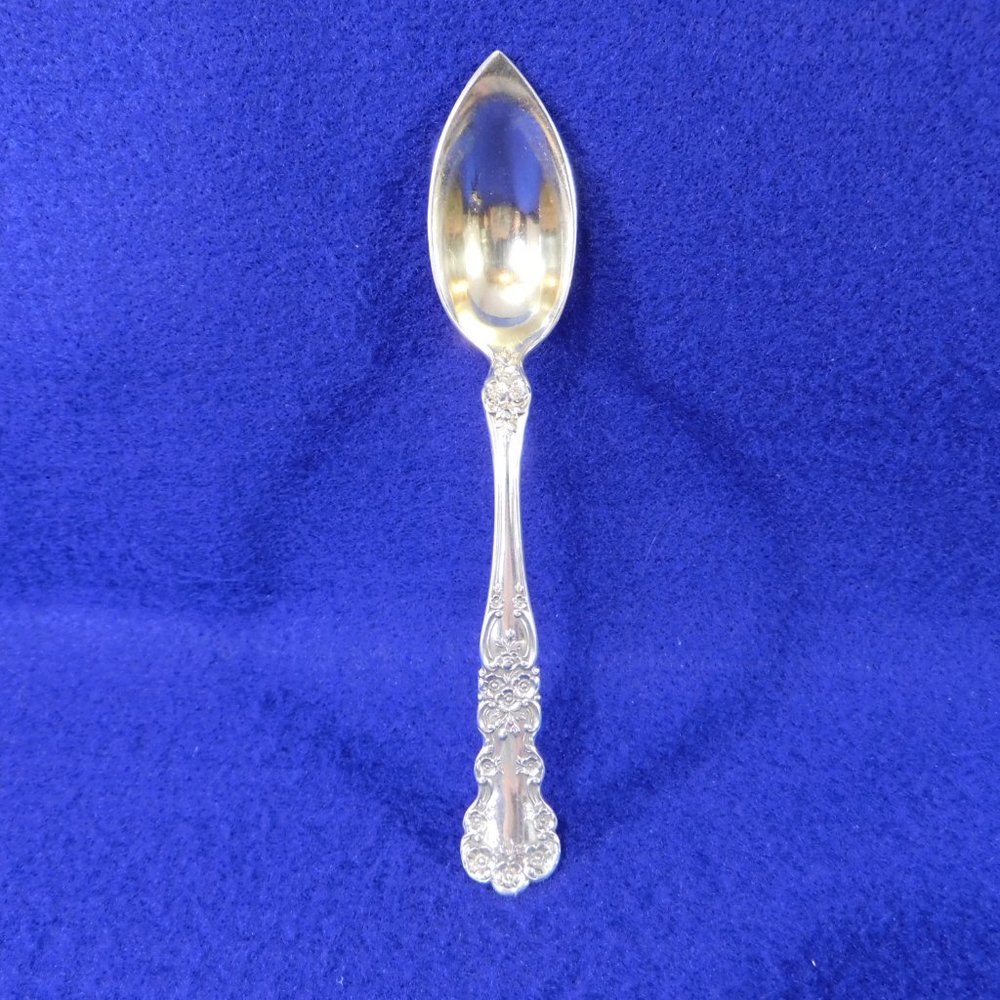 1 Antique English Sterling Silver Citrus Grapefruit Spoons c1830 Hallmarks 30g